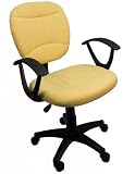 Beige Fabric Office Chair -- Manager with Arms, Gas Lift, Student or Computer Chair