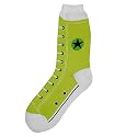LIME GREEN HIGH TOP NOVELTY SNEAKER STYLE SOCKS
