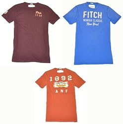 Abercrombie & Fitch Men Muscle Fit Logo T-Shirt