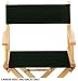 Canvas Seat and Back for Directors Chair, CANVAS, BLACK
