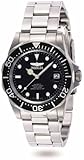 Invicta Pro Diver Men's Automatic Watch with Black Dial  Analogue display on Silver Stainless Steel Bracelet 8926