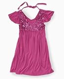 Hannah Montana Girls Sequined Knit Dress