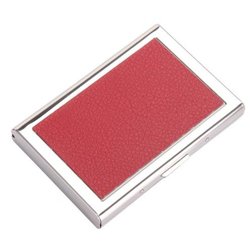 Honb Stainless Steel Wallet, Slim Credit Card Wallet Holder, Rfid Wallet Rfid Blocking for Men & Women - Stylish Slim Travel Wallet - Best Protection for Your Bank Debit, Id, Atm, Cards Against Rfid Scanning Criminals - Cool Slim Leather Metal Busine