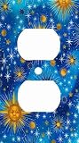 Celestial Starburst Decorative Outlet Cover