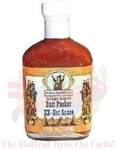12 BOTTLES! Butt Pucker XX Hot Sauce, 5.7 oz.