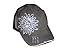 Olive & Pique Women's Stitch Rhinestone Flower Trucker Cap