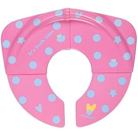 フィオルッチ 折りたたみトイレシート ピンク水玉