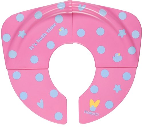 フィオルッチ 折りたたみトイレシート ピンク水玉