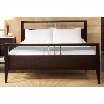 Modus Furniture Nevis Twin Nevis Platform Bed, Espresso
