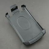 Blackberry Curve 8320 Swivel Rotating Belt Clip Cell Phone Holster - Black Hard Plastic Holster Clip
