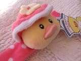 Baby Gund Little Quack-ups Pink Plush Duck Wrist Rattle Newborn+