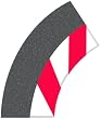 Carrera Exclusiv/ Evolution Innenrandstreifen Kurve 1/ 60� 3 St�ck, Endst�cke 2 St�ck