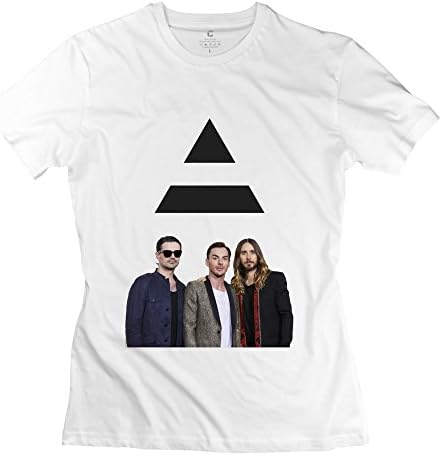 OYFF Women's 30 Seconds To Mars T-shirt - S White
