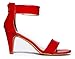 Women's Platform Sandal -Comfort Platform Jelly Wedge Open Peep Toe Fashion - Chunky Platform Ankle Strap Ultra Comfortable Walking Shoe