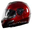 Vega V-Tune Candy Red Small Bluetooth Full Face Helmet