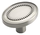 Amerock BP26133G10 Opulence Knob, Satin Nickel, 1-3/8-Inch Diameter