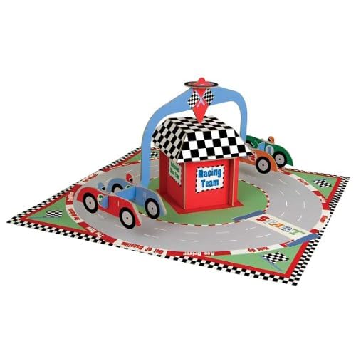 Meri Meri Table Centerpiece Ready Set Go Race Car