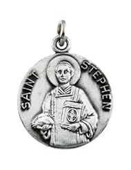 14K Yellow Gold 18.00 mm St. Stephen Medal