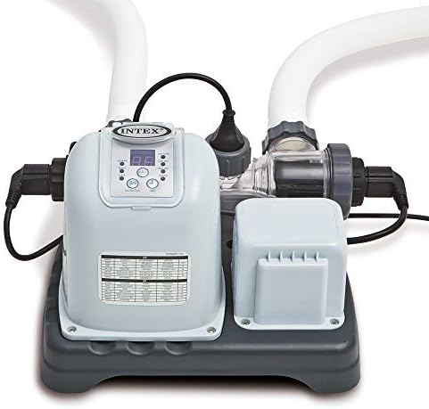 Intex 28669EG Heavy Duty 21Lbs Krystal Clear Saltwater System Pool Chlorinator by Intex