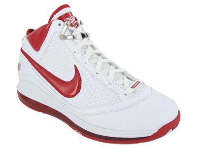 Nike Men’s NIKE AIR MAX LEBRON VII NWF BASKETBALL SHOES 18 (WHITE/VARSITY RED)