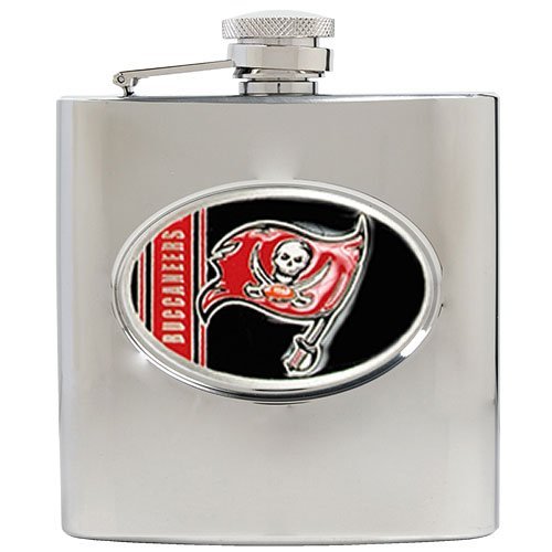 Tampa Bay Bunccaneers 6oz Stainless Steel Hip Flask