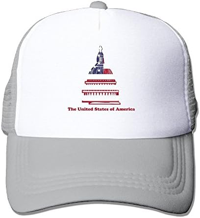 Hip-Hop Adult Unisex Americana Collection Parliament Hill 100% Nylon Mesh Caps One Size Fits Most Adjustable Mesh Cap