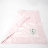 Little Giraffe Satin Chenille Blanky 14x14, Pink