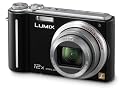 Panasonic Lumix DMC-ZS1 10MP Digital Camera with 12x Wide Angle MEGA Optical Image Stabilized Zoom and 2.7 inch LCD (Black)