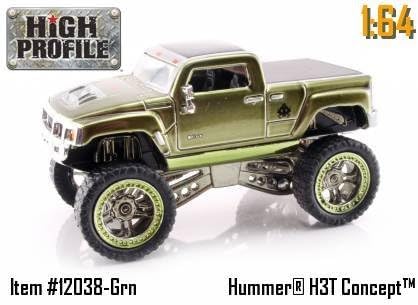 Jada Dub City High Profile Candy Green Hummer H3T Concept 1:64 Scale Die Cast Truck Car by High Profile