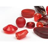 Exotic Perlen 'Red Mix' zum Auff�deln und Aufn�hen 6-22mm (Farben und Gr�ssen Mix), 100 St�ckvon "Fashion Jewellry"