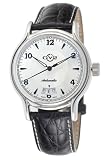 GV2 by Gevril Men's 4112L Classico Automatic Stainless Steel Leather Strap Watch