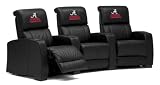 Alabama Crimson Tide Leather Theater 2 Seats with Curved Configuration