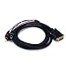 DVI-I to 3 RCA Component Cable - 6ft