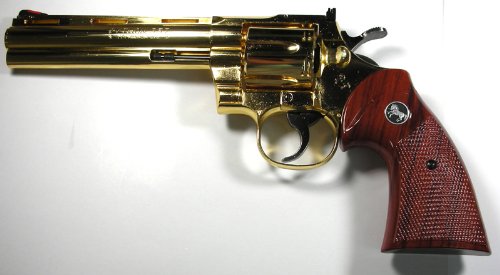 コクサイ　金属発火モデルガン　コルトパイソン 357マグナム 6インチ No.359