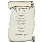 1st Paper Anniversary Personalised Poem Print