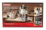 Craftsman Plunge Combo Router with Electric Feedback 2 Hp 2000-25000 RPM 11.0 Amp 1/4  and 1/2  Co