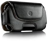Brand New Original Dlo Black Leather Holster Hipcase Case For The Apple Ipod Touch (itouch) 1st & 2nd Gens. (generations) ( 8gb / 16gb / 32gb)