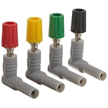 Megger 6220-803 Right-Angled Terminal Adapter Set for DET3T and DET4T Digital Ground Resistance Tester