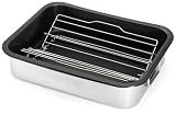 Gourmet Standard Super Encapsulated Non Stick French Roaster with Adjustable Rack - BW40209