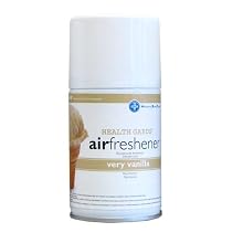 Health Gards® Very Vanilla Metered Aerosol Air Freshener, 7 oz Can (Case of 12),  Hospeco® 07915
