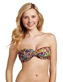 Bikini Lab Women's Sweetest Emotion Bandeau, Multi, Medium