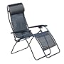 Faulkner Standard Recliner Black Mesh with Padded Arms