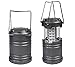 Switch-Less Compact LED Camping Lantern - Extremely Bright - AA Battery Compatible - Ultra Lightweight - Water Resistant - For Emergencies, Hiking, Outdoors, Fishing, Power Outages, Tents, Perfect Gift - Gun Metal Grey - Simply Aeonic