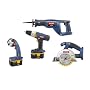 Factory-Reconditioned Ryobi ZRP841 18-Volt Super Combo Kit