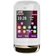 Nokia C2-02 Smartphone (6,6 cm (2,6 Zoll) Display, Touchscreen, 2 Megapixel Kamera) golden weiß