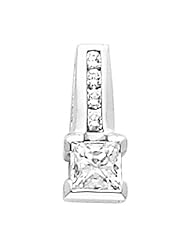 14K White Gold Diamond Pendant - 0.62 Ct. -- LIFETIME WARRANTY