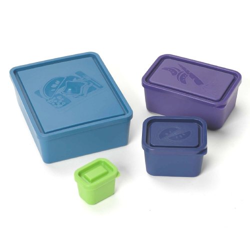 Bento Buddies 2.0 Set of 4 Lidded Containers, Berry