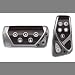 RAZO RP103 Carbon Fiber Automatic Pedal Covers