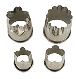 Cookfile ステンレス 野菜抜き型 花 【4個組】 DH-2235