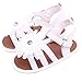 Voberry® Baby Infant Girls Flower Shoes Summer Crib Sandals (0~6 Month, White )